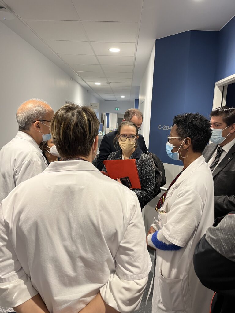 Visite de la Directrice Générale de l'ARS Ile-de-France, Amélie Verdier ...