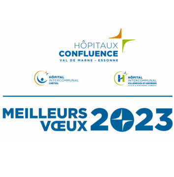 illustration Les Hôpitaux Confluence vous souhaitent leurs meilleurs vœux 2023