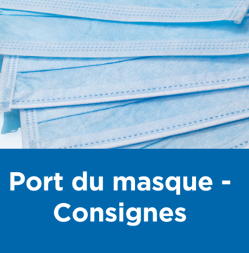 illustration Port du masque – Consignes